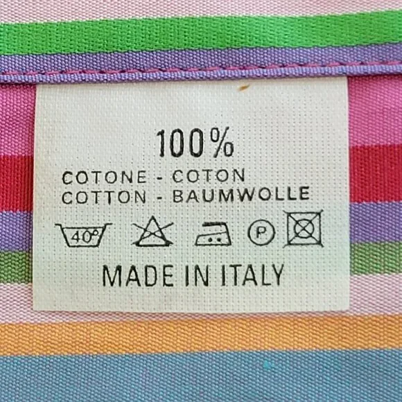 NWT ETRO Milano Rainbow Striped Button Up Men's Shirt Size 42 - Picture 9 of 11